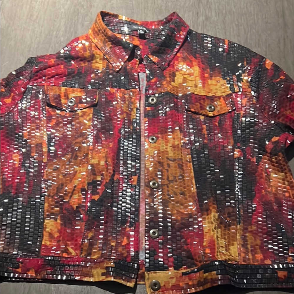Women’s Colorful Cropped Jacket